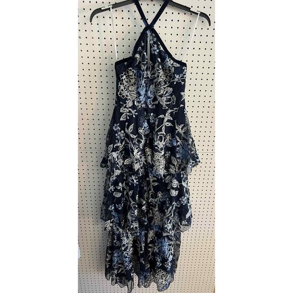 Marchesa Notte Preloved Women's Floral Embroidered Tulle Gown Multi Size US 8 - Picture 3 of 3